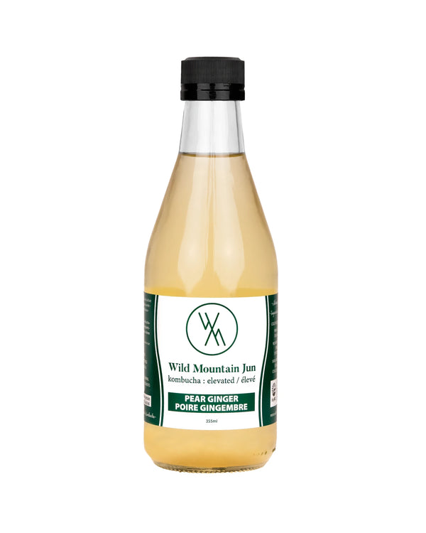 KMK Living Inc. A Functional Beverage Company Wild Mountain Jun Pear Ginger